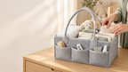 AI-generated nursery lifestyle concept based on the supplier reference. Organizer only; baby-care props are not included.